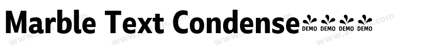 Marble Text Condense字体转换